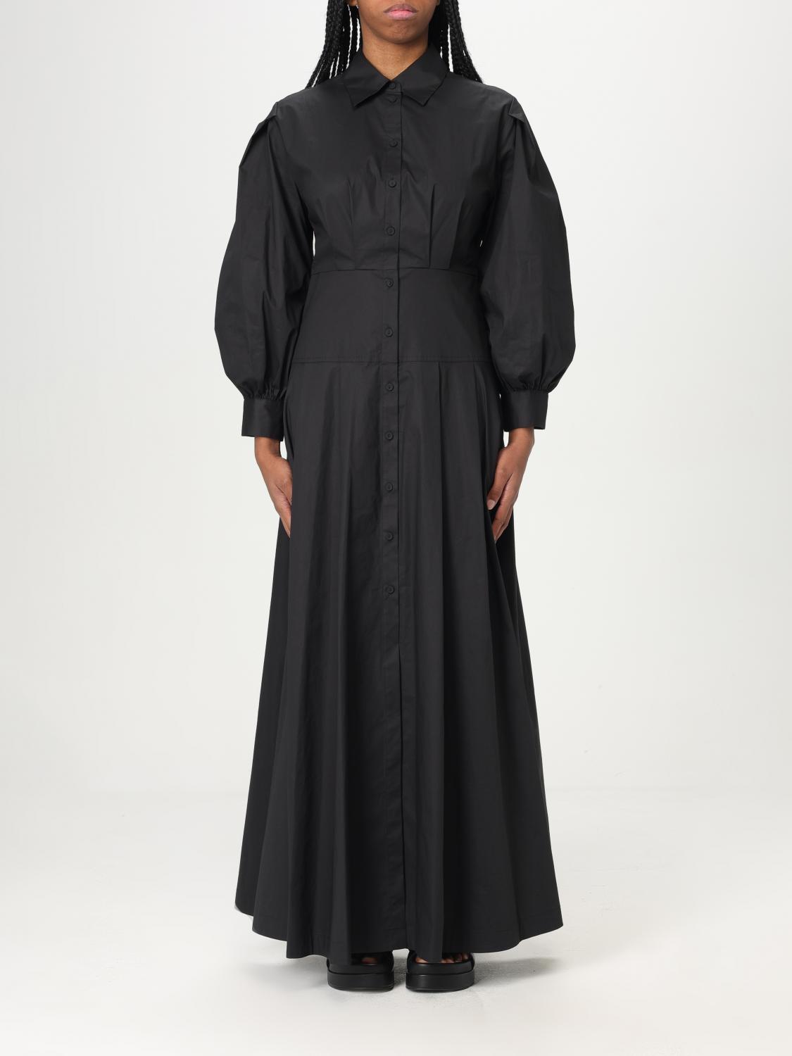 Twinset Actitude Dress Woman Color Black In Black