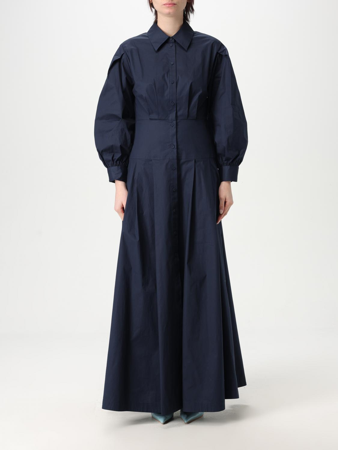 Shop Twinset Actitude Dress Woman Color Blue