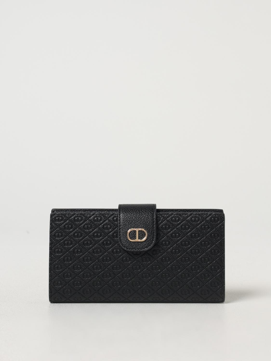 Twinset Wallet  Woman Color Black In Black