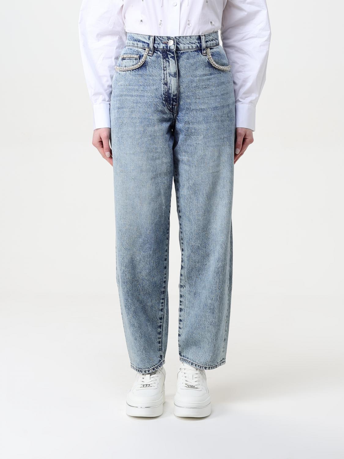 Twinset Actitude Jeans Woman Color Denim In Denim