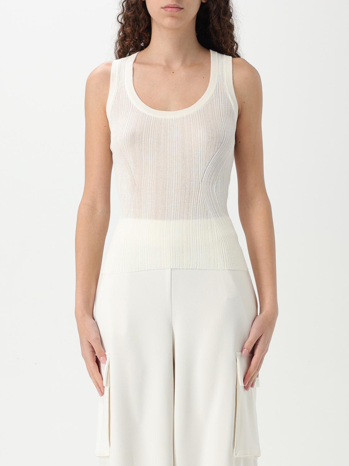 Twinset Actitude Top Woman Color White In White
