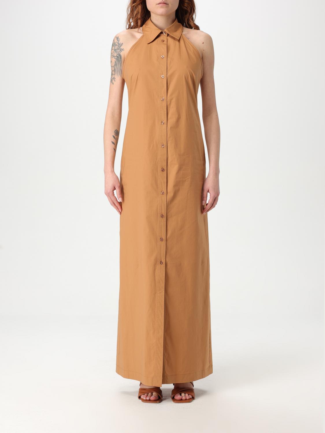 Twinset Dress  Woman Color Beige In Beige