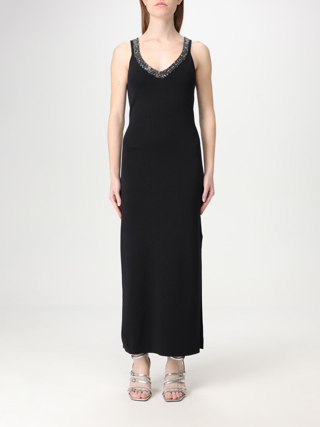 Shop Twinset Actitude Dress  Woman Color Black