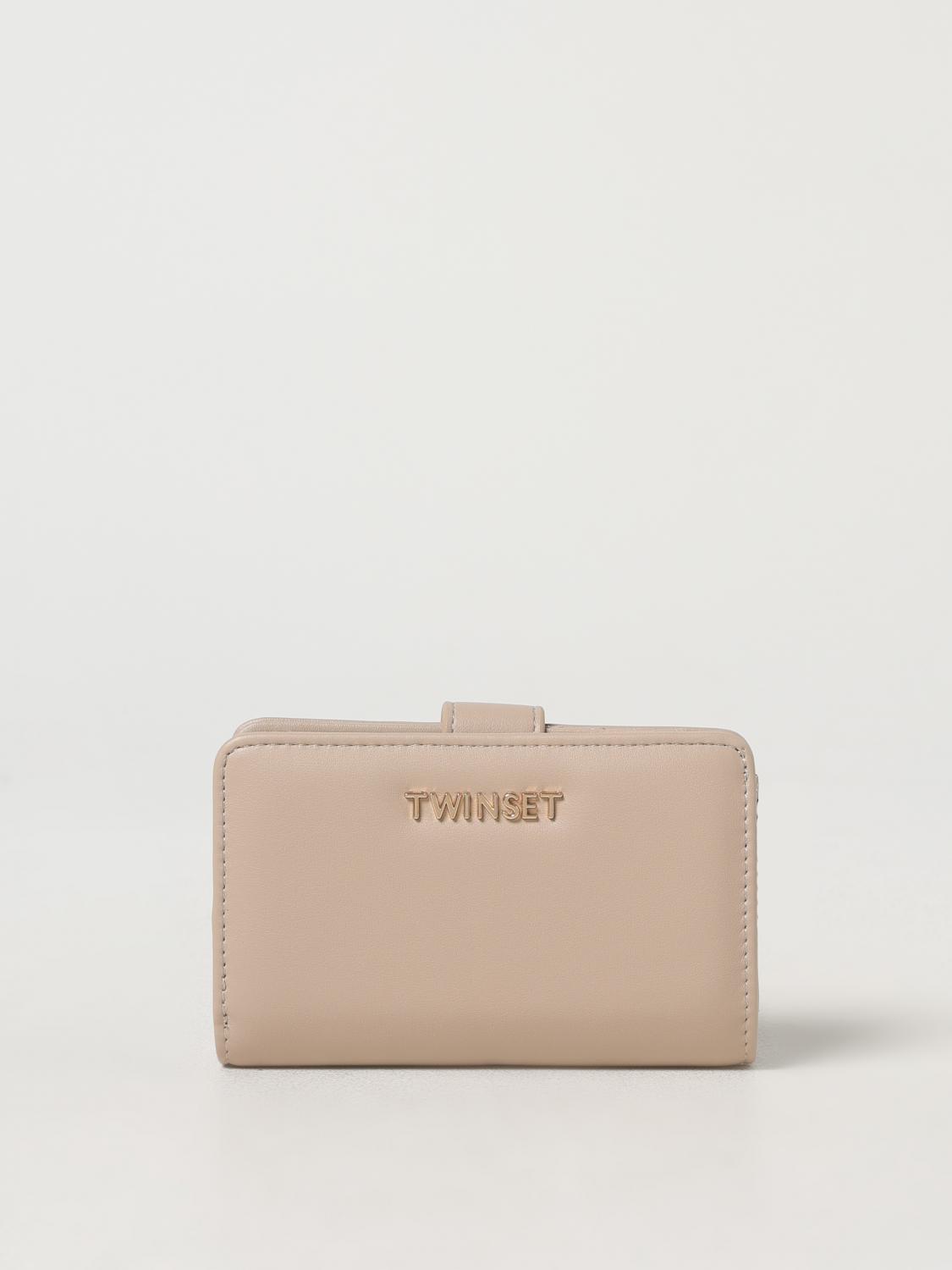 Twinset Wallet  Woman Color Beige In Beige