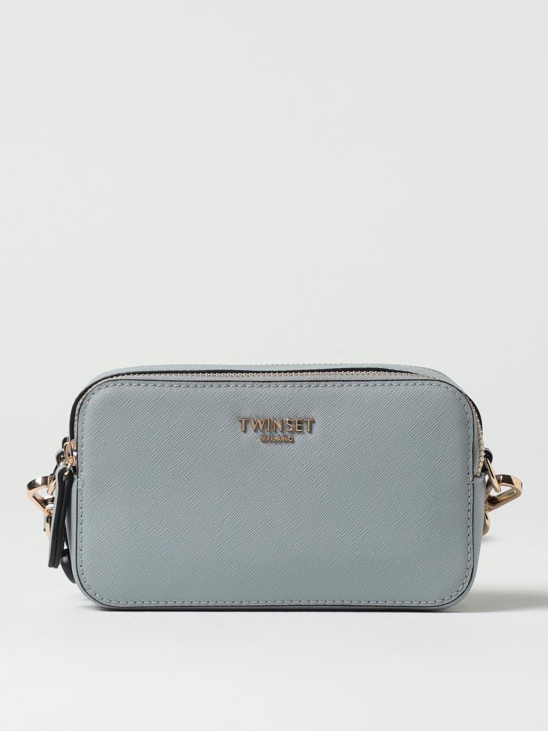 Twinset Mini Bag  Woman Color Gnawed Blue In Gnawed Blue