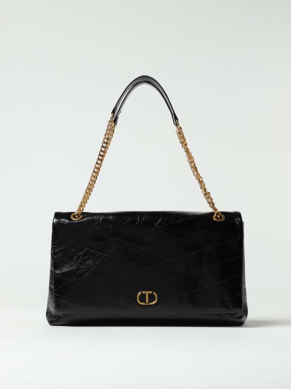 Twinset Shoulder Bag Woman Color Black In Black
