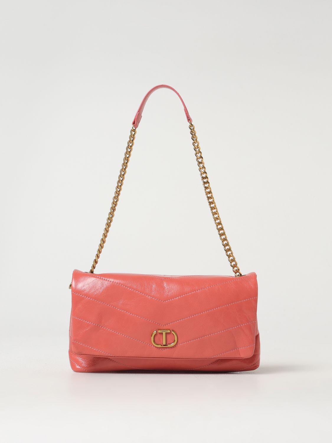 Shoulder Bag TWINSET Woman color Coral