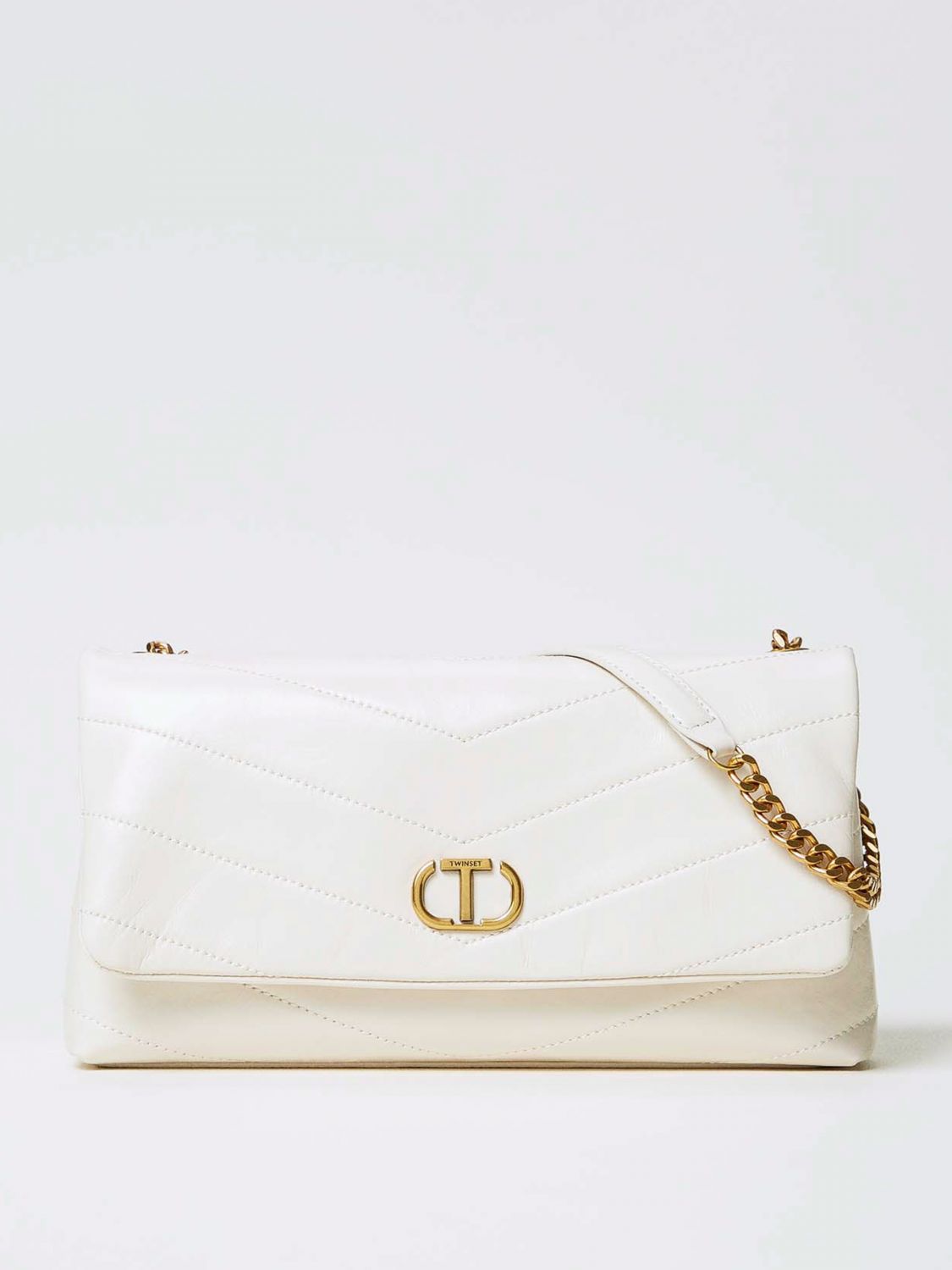 TWINSET SHOULDER BAG TWINSET WOMAN COLOR PEARL