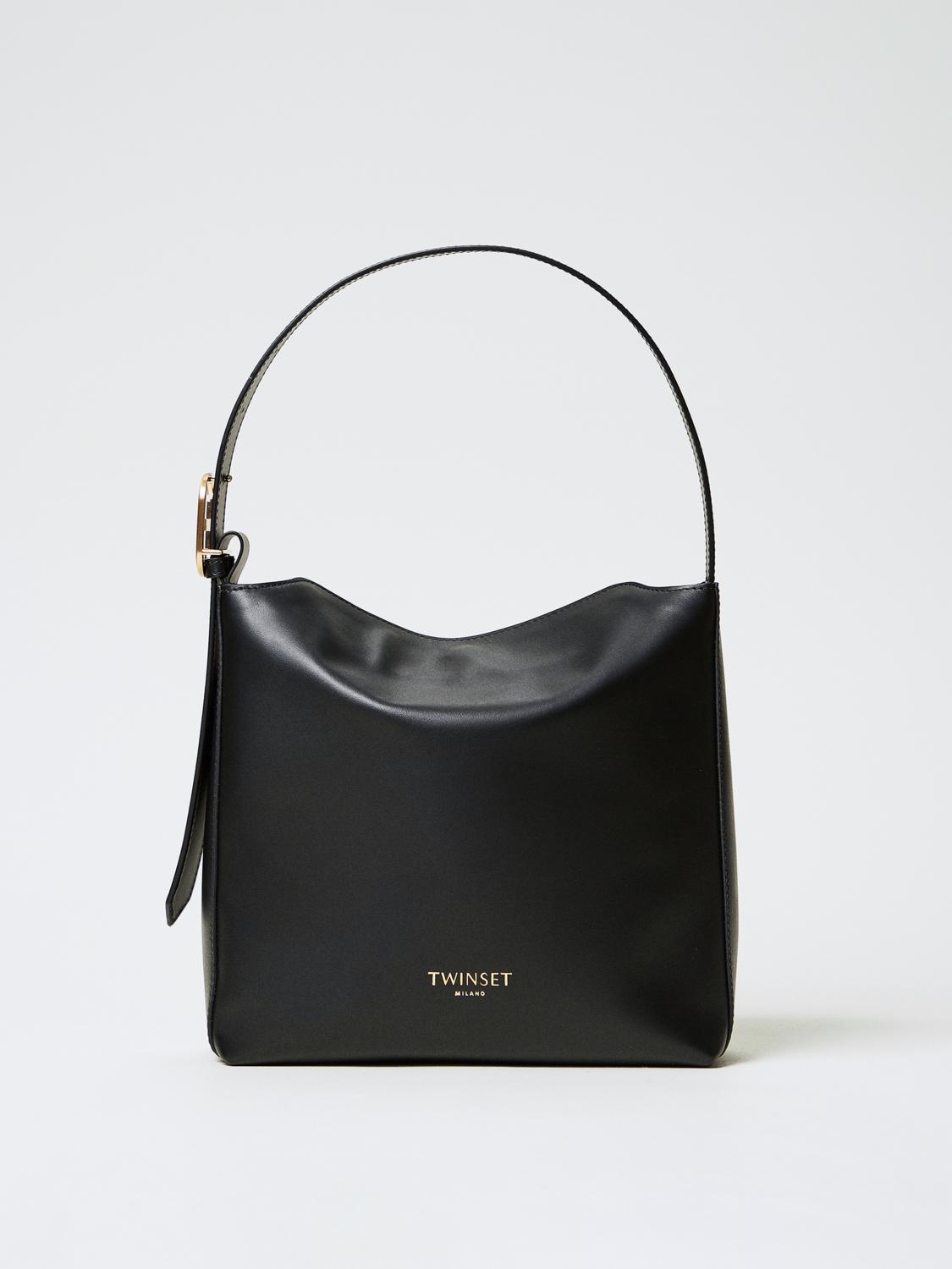 Twinset Shoulder Bag  Woman Color Black In Black
