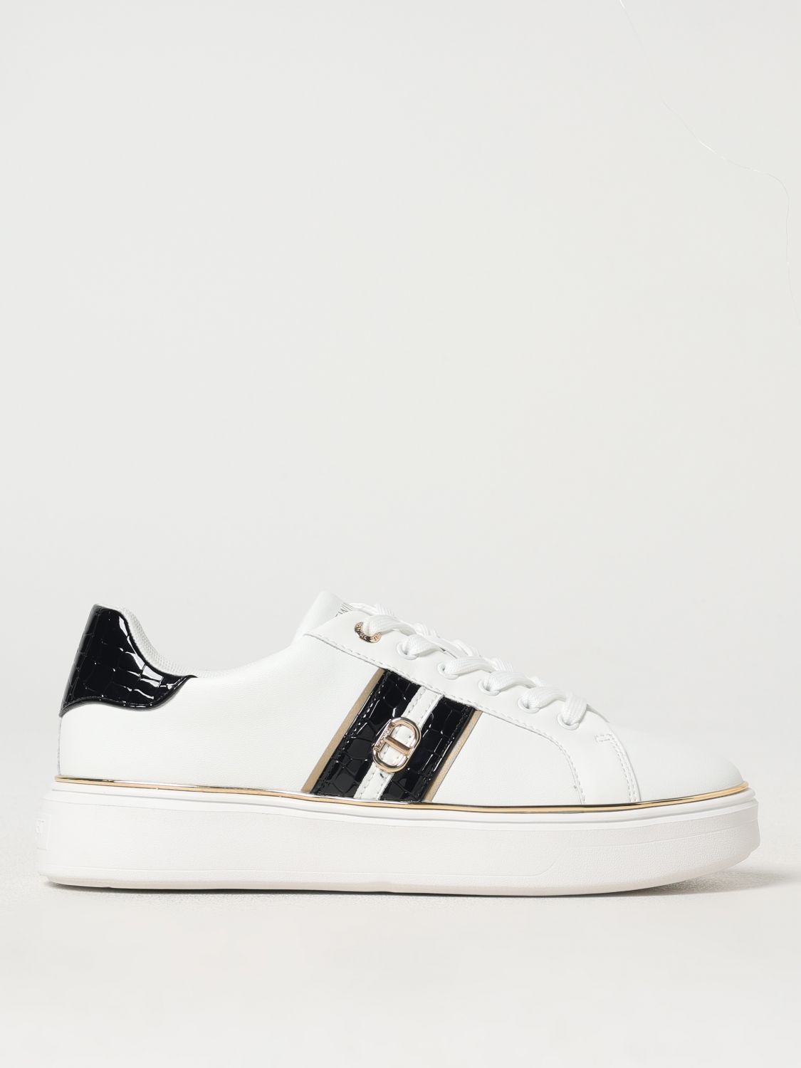 Shop Twinset Sneakers  Woman Color White
