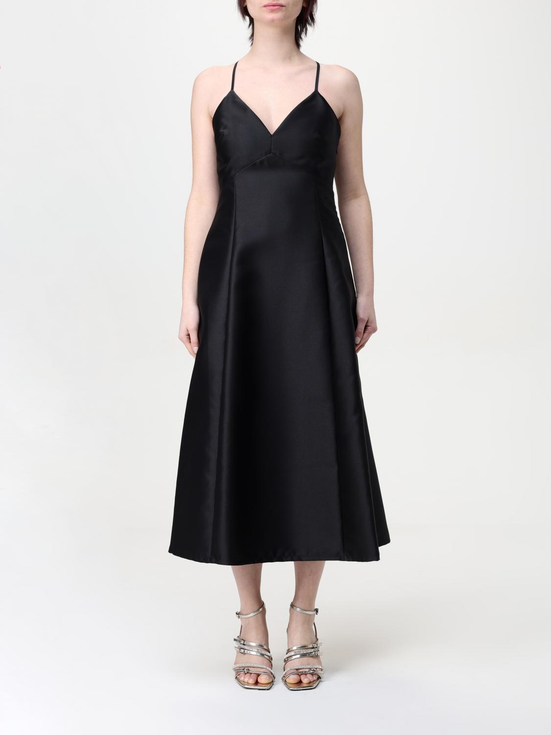 Shop Twinset Actitude Dress Woman Color Black
