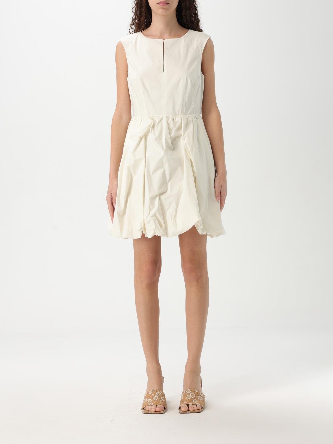 Shop Twinset Actitude Dress Woman Color White