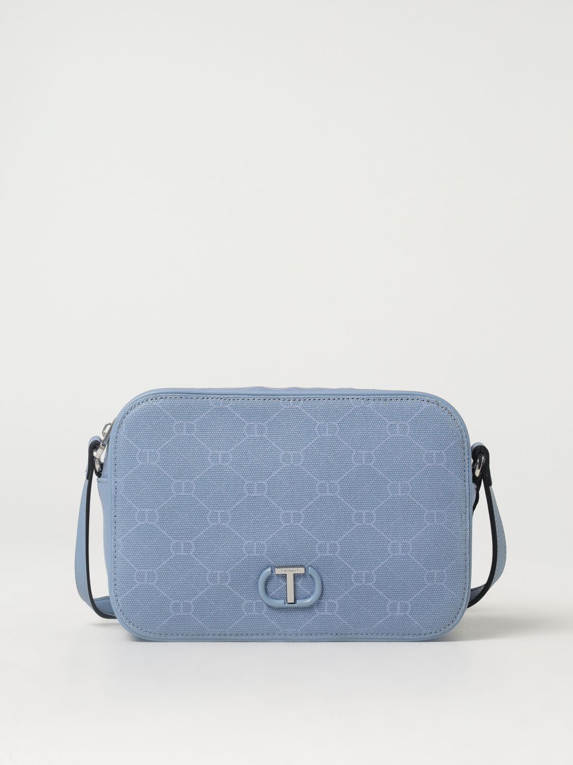 Twinset Shoulder Bag Woman Color Blue In Blue