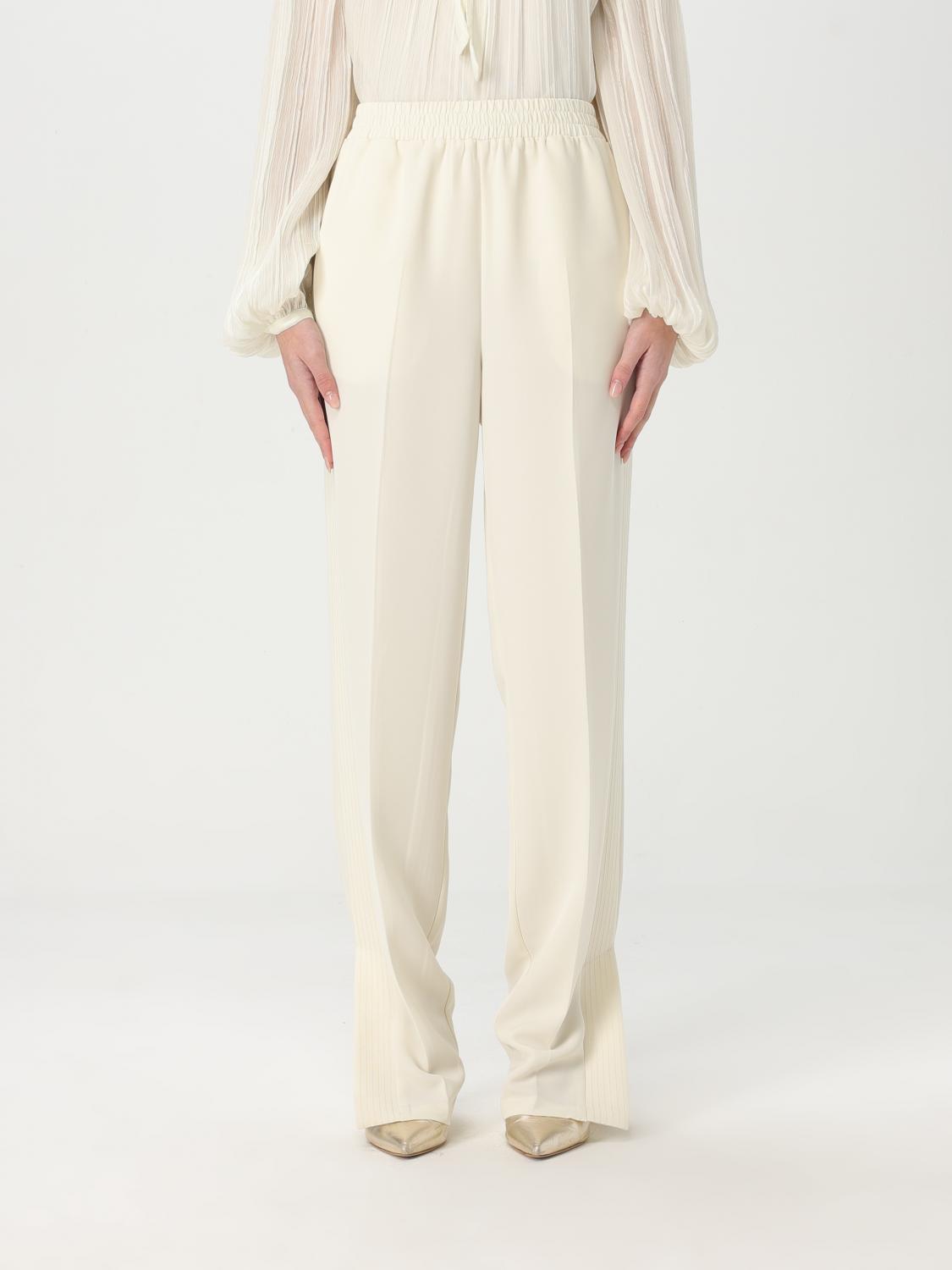 Shop Twinset Pants  Woman Color White
