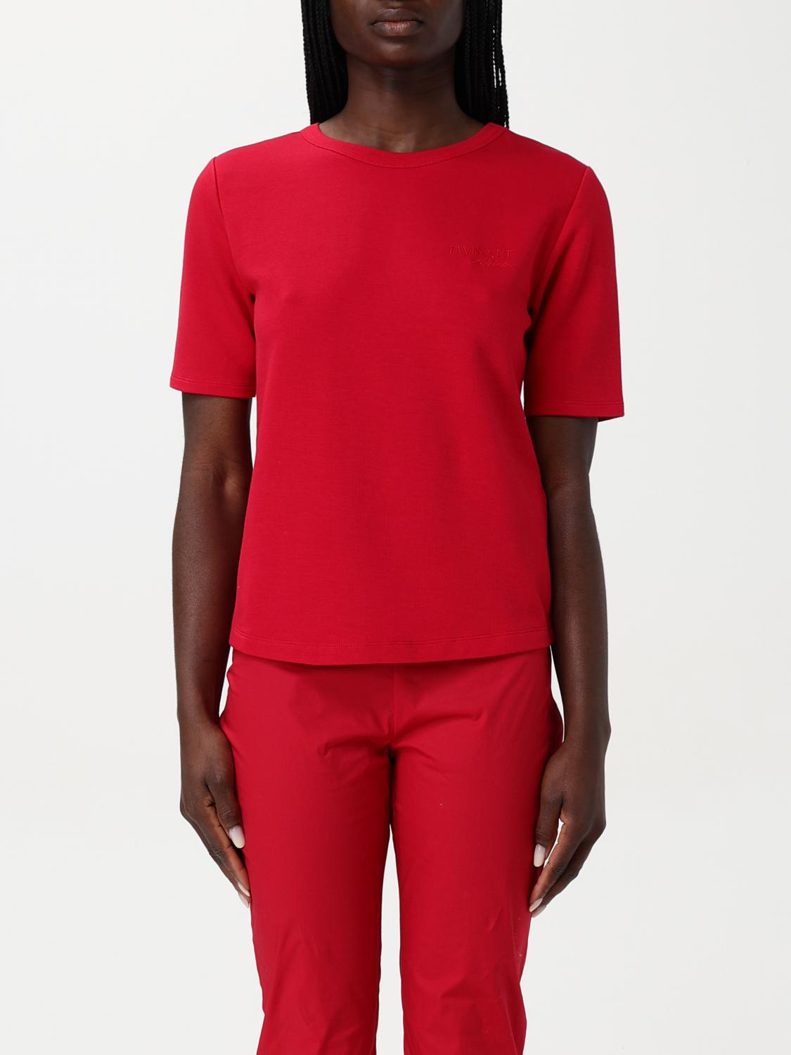 TWINSET ACTITUDE T-SHIRT TWINSET ACTITUDE WOMAN COLOR VIOLET