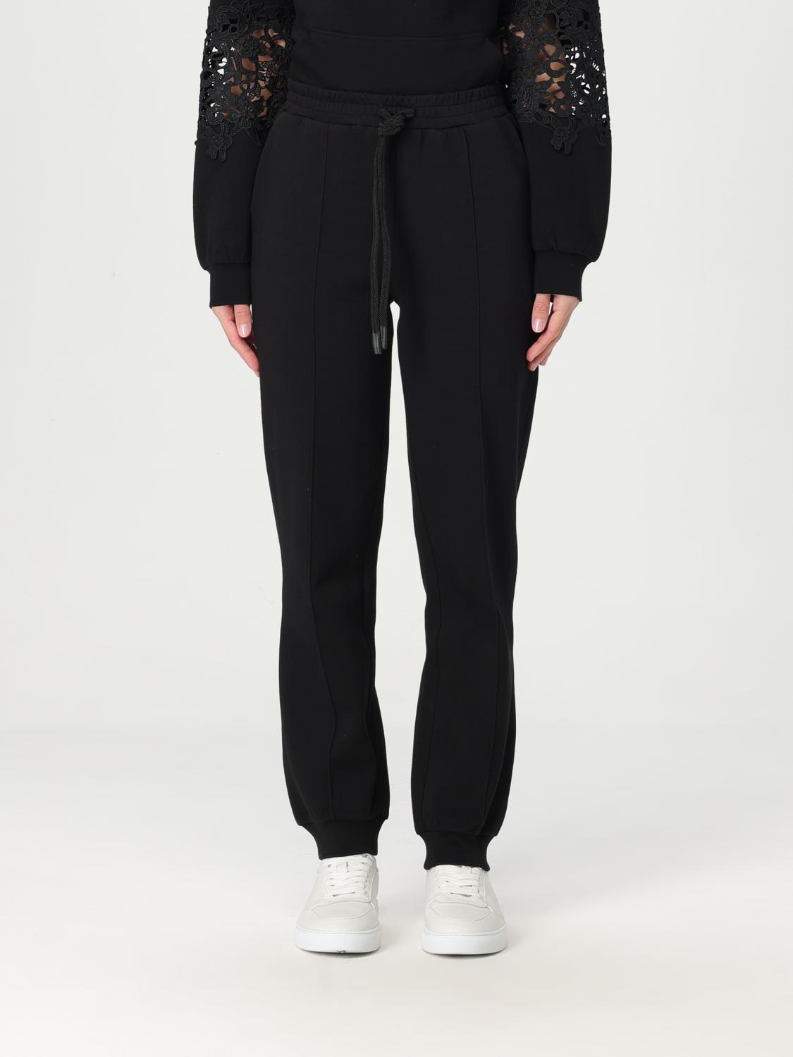 TWINSET PANTS TWINSET WOMAN COLOR BLACK G56434002