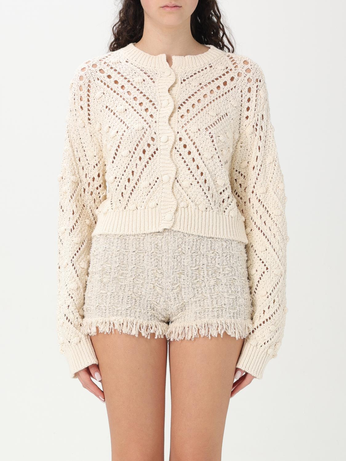 Twinset Strickjacke Damen Farbe Ivory In Ivory