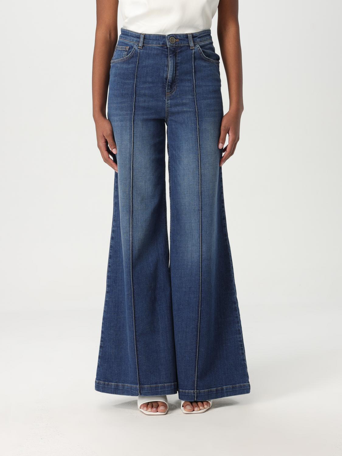 Shop Twinset Jeans Woman Color Denim
