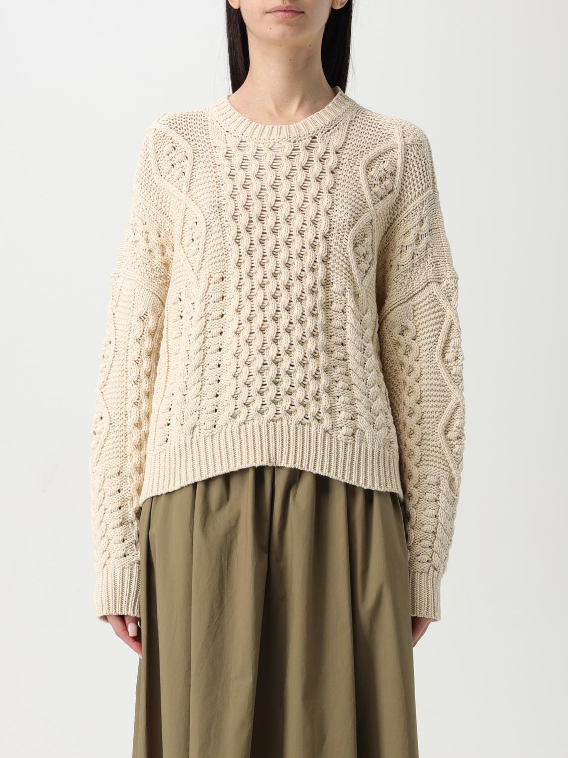 Shop Twinset Sweater Woman Color Beige