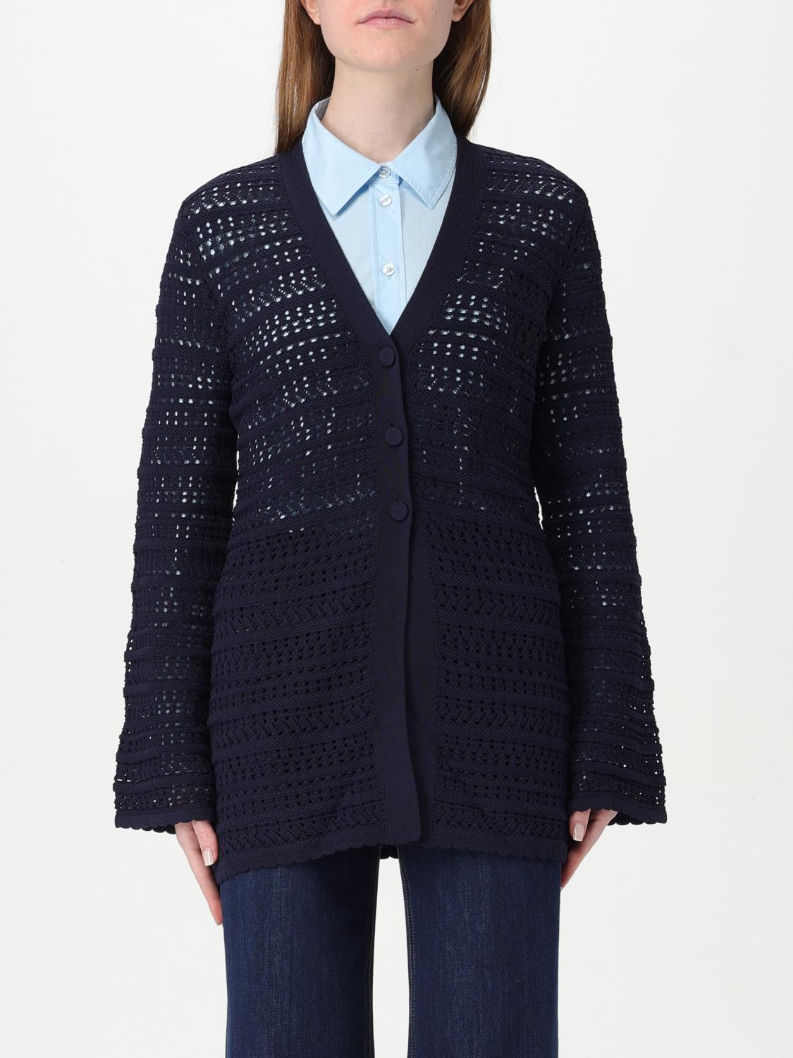 Shop Twinset Cardigan Woman Color Blue
