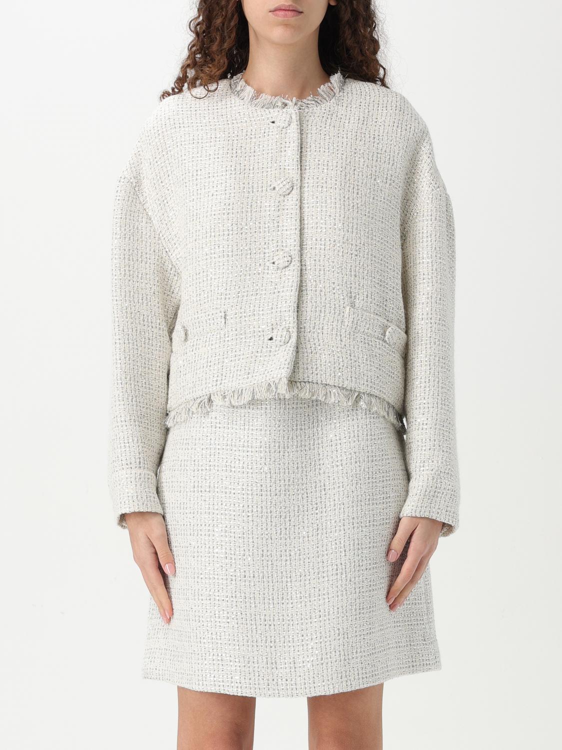 Twinset Actitude Jacket Woman Color Grey In Grey