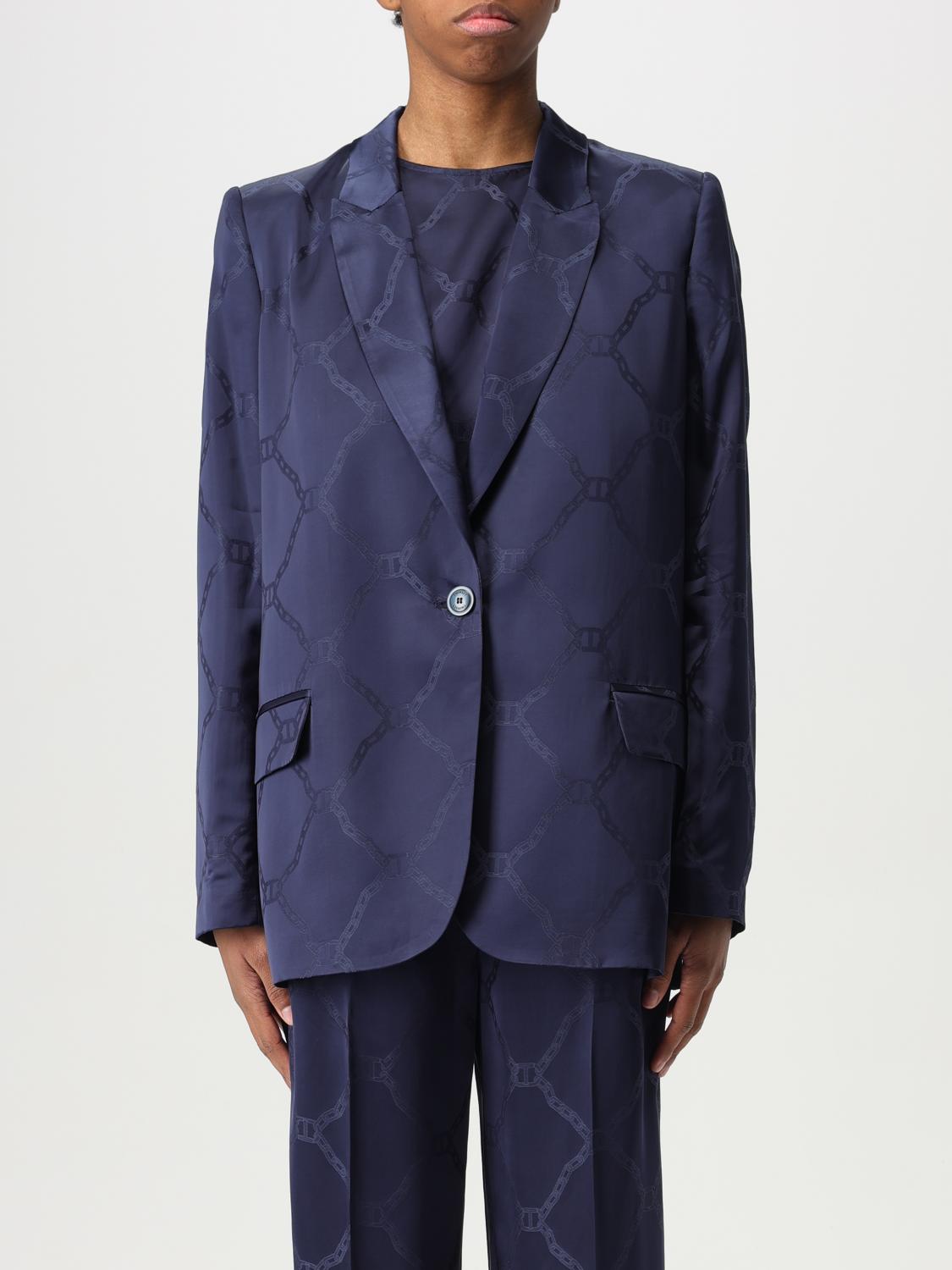 TWINSET BLAZER TWINSET WOMAN COLOR INDIGO G56498109