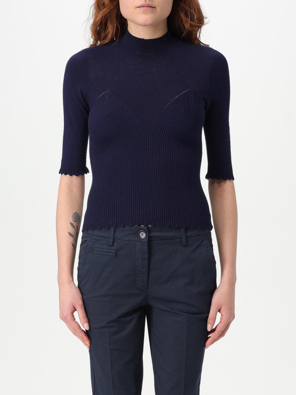 Twinset Top  Woman Color Blue In Blue