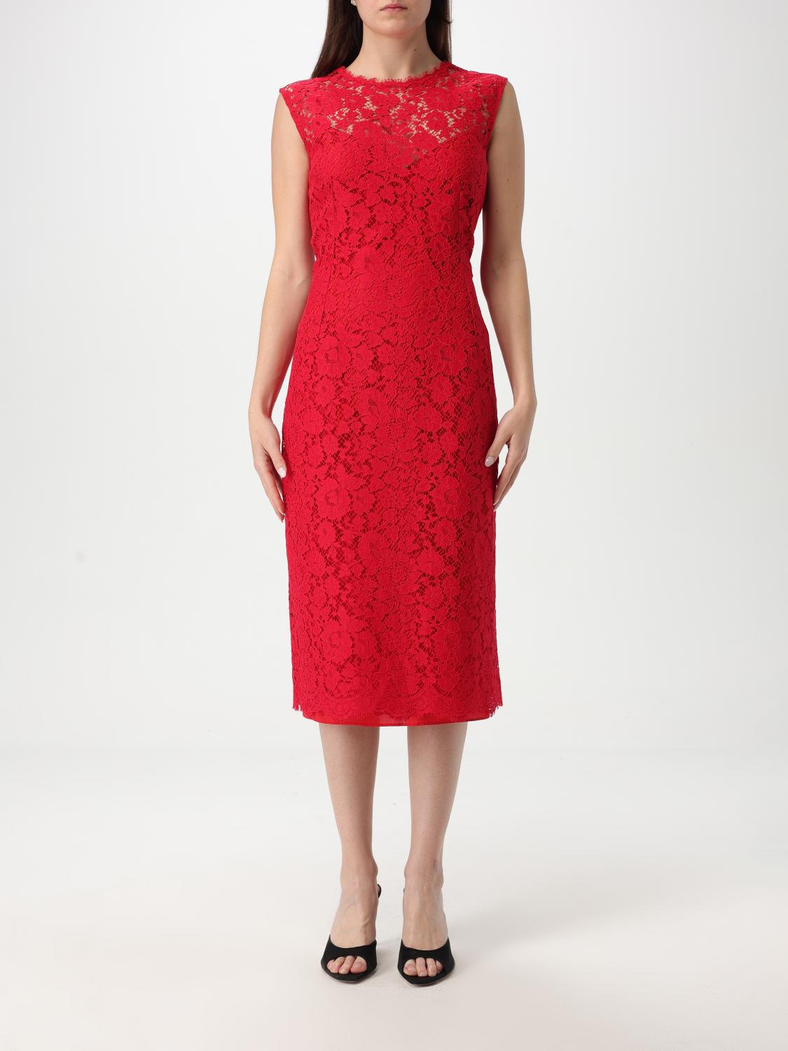 Dress Woman color Burgundy - Dolce & Gabbana - Modalova