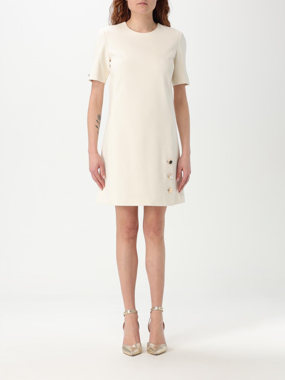 Twinset Dress  Woman Color Pearl In Pearl