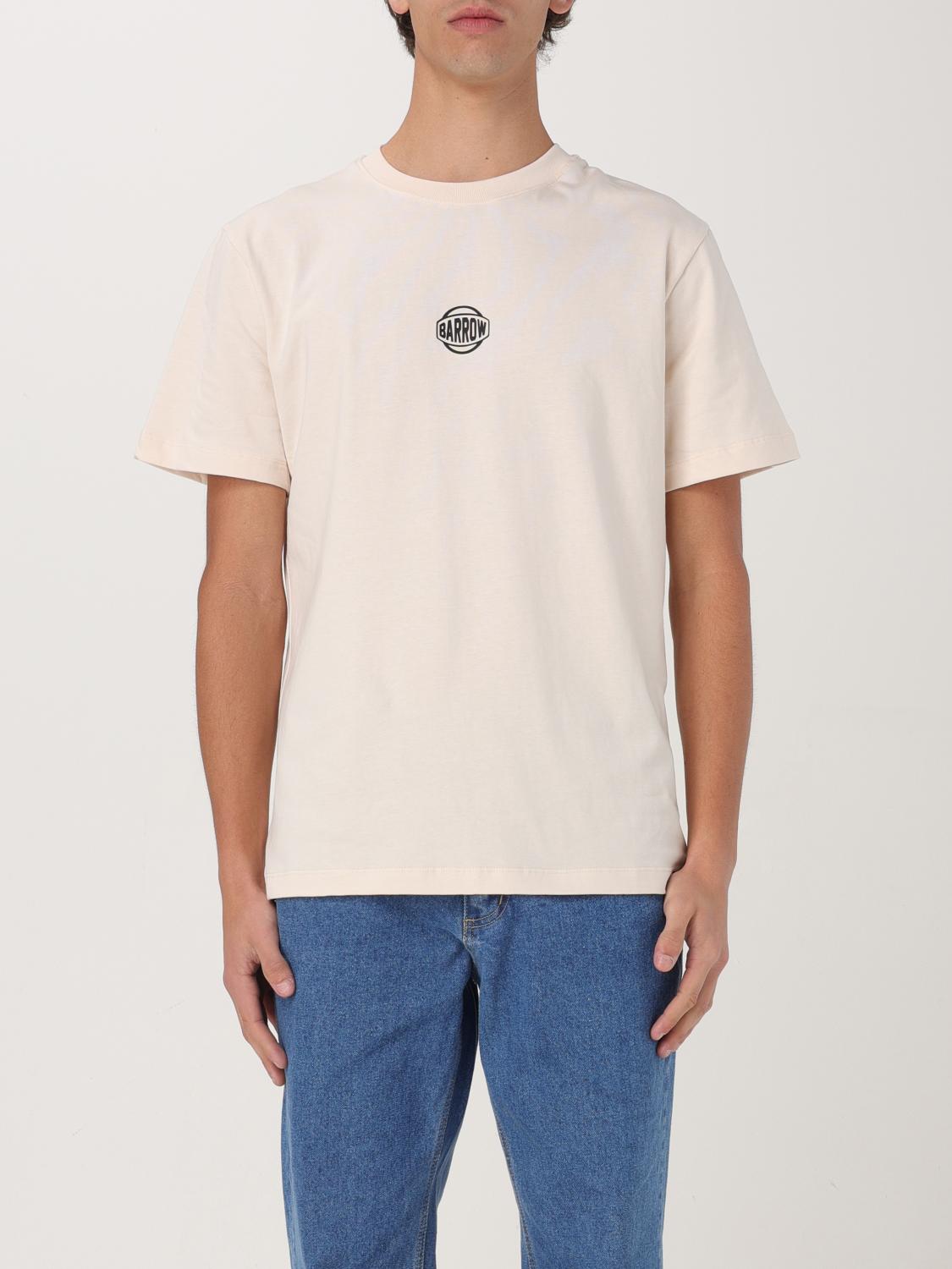 Barrow T-shirt  Men Color Cream In Cream