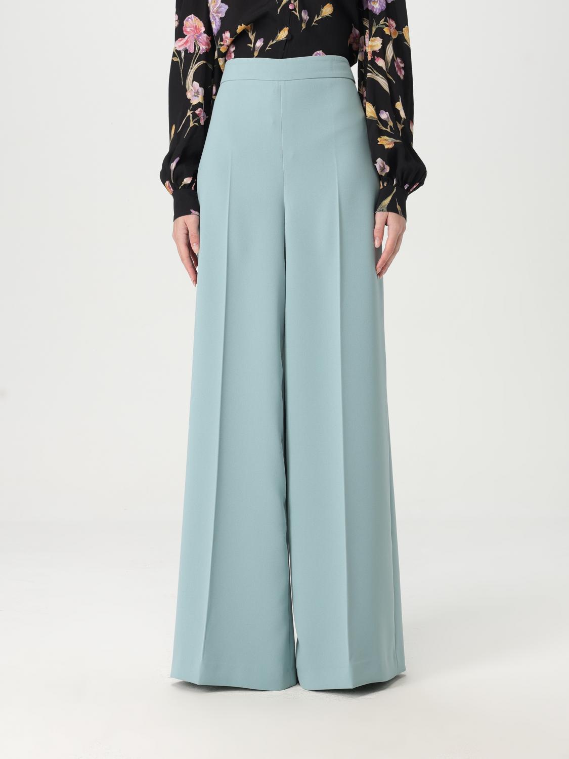 TWINSET PANTS TWINSET WOMAN COLOR GNAWED BLUE G56563011