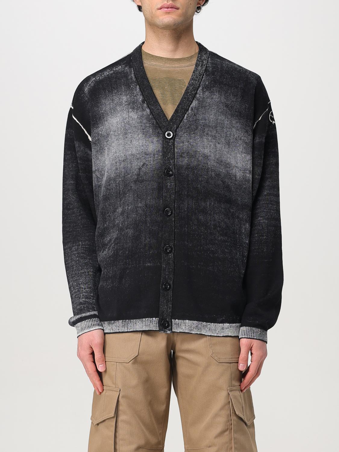 Diesel Cardigan Men Color Black In Black