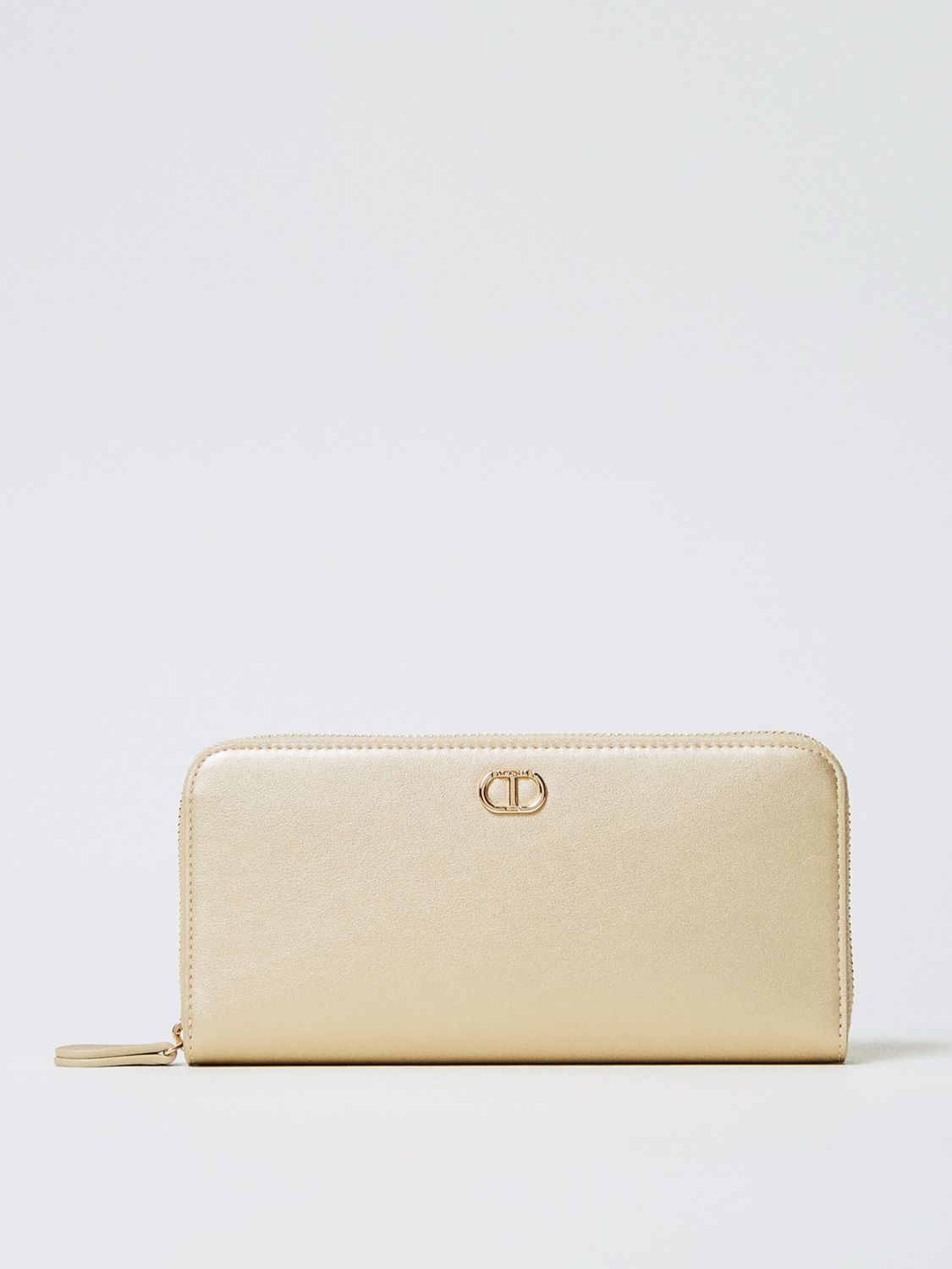 Shop Twinset Wallet Woman Color Gold