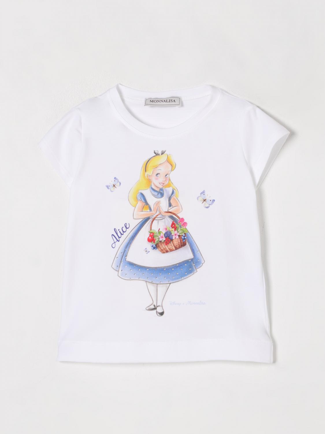 Monnalisa T-shirt  Kinder Farbe Weiss In Weiss