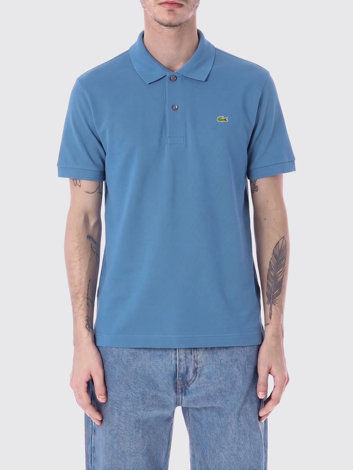 Lacoste Polo Shirt Men color Blue 2