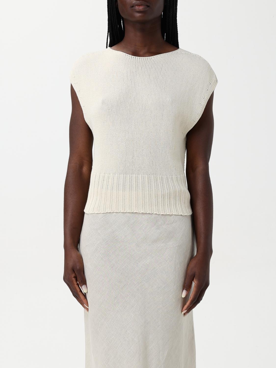 Twinset Top Woman Color White In White