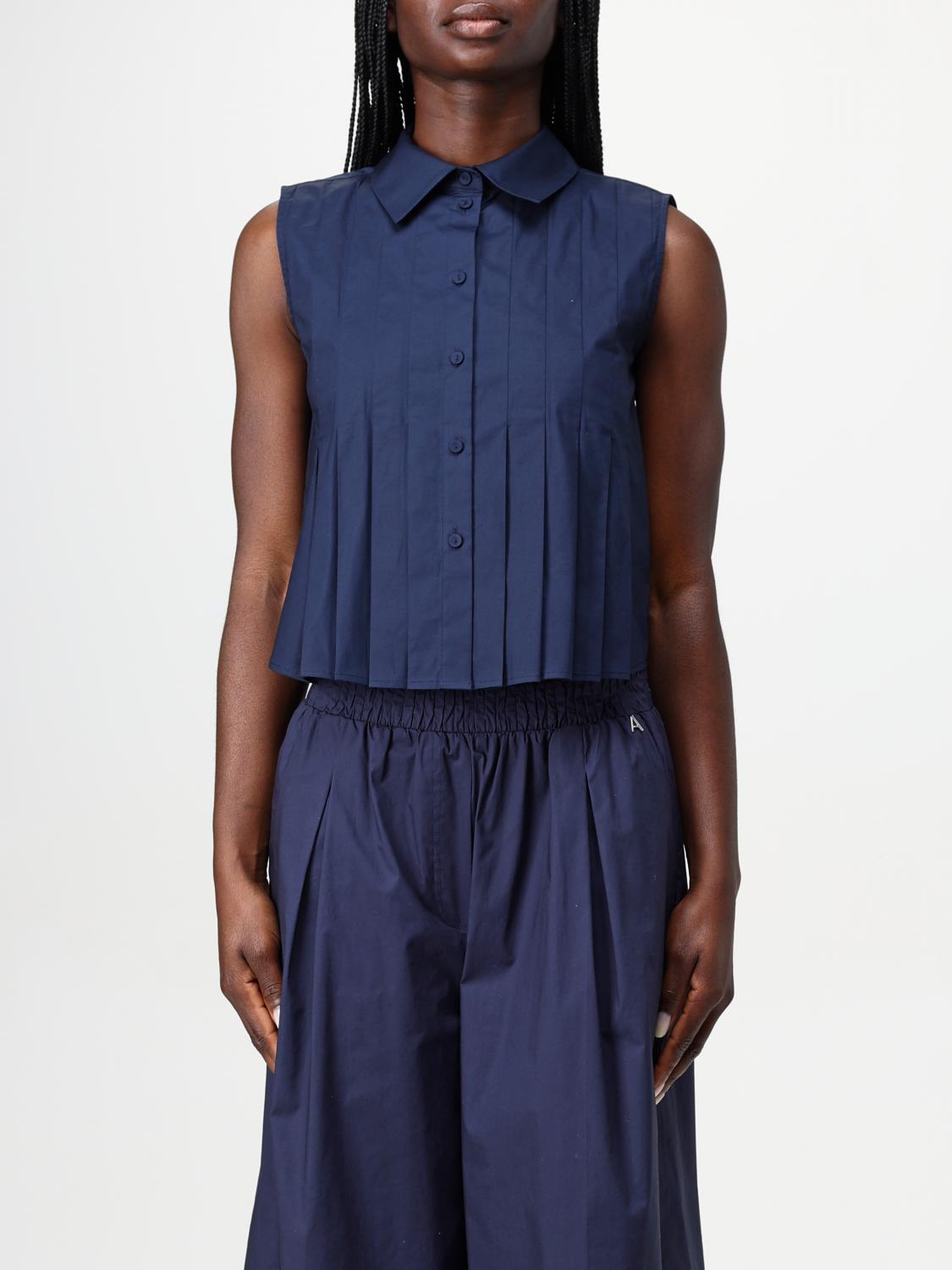 Shop Twinset Actitude Shirt Woman Color Blue