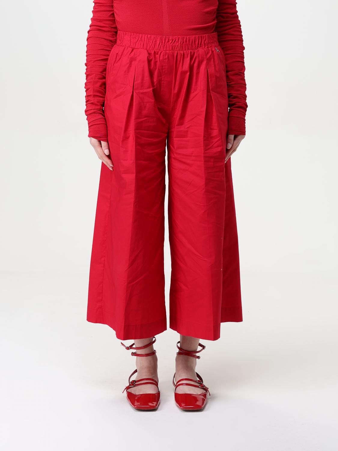 Twinset Actitude Pants Woman Color Red In Red