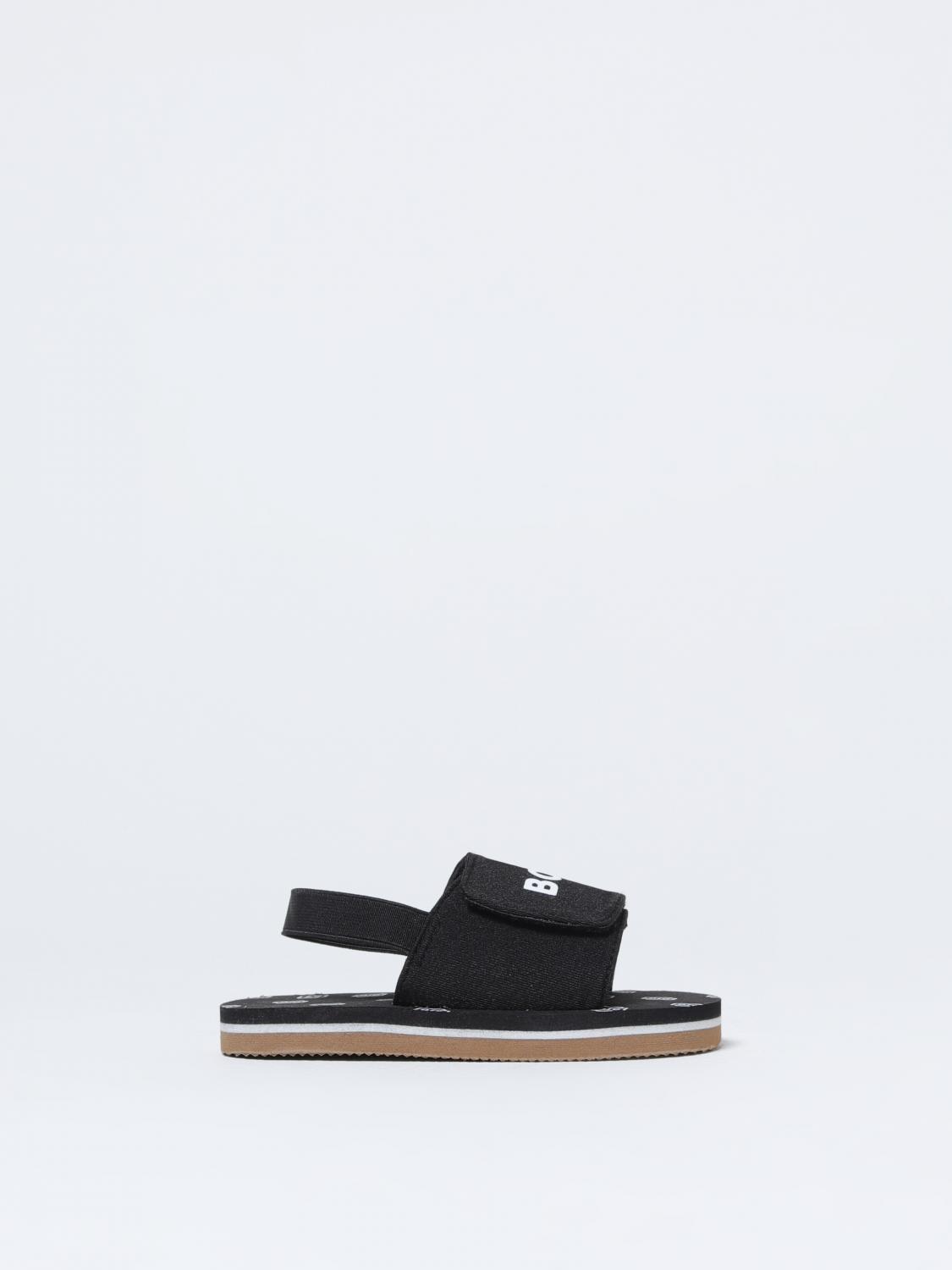 Hugo Boss Shoes Boss Kids Color Black In Black