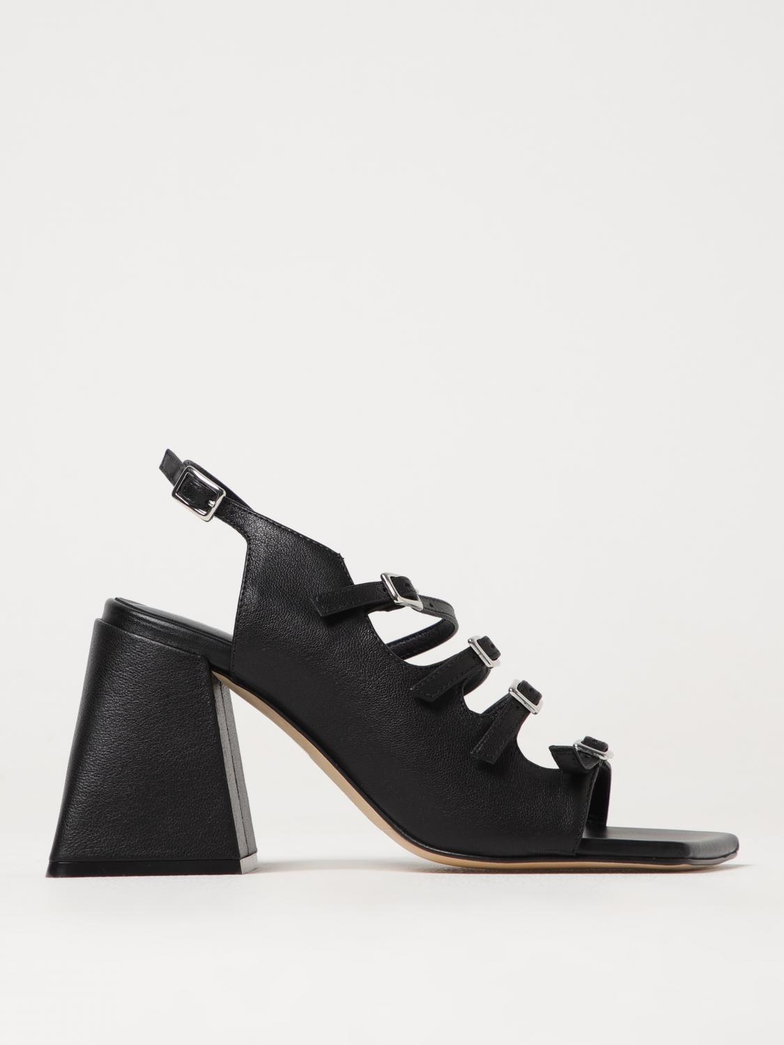 VIC MATIE HEELED SANDALS VIC MATIÉ WOMAN COLOR BLACK G56707002