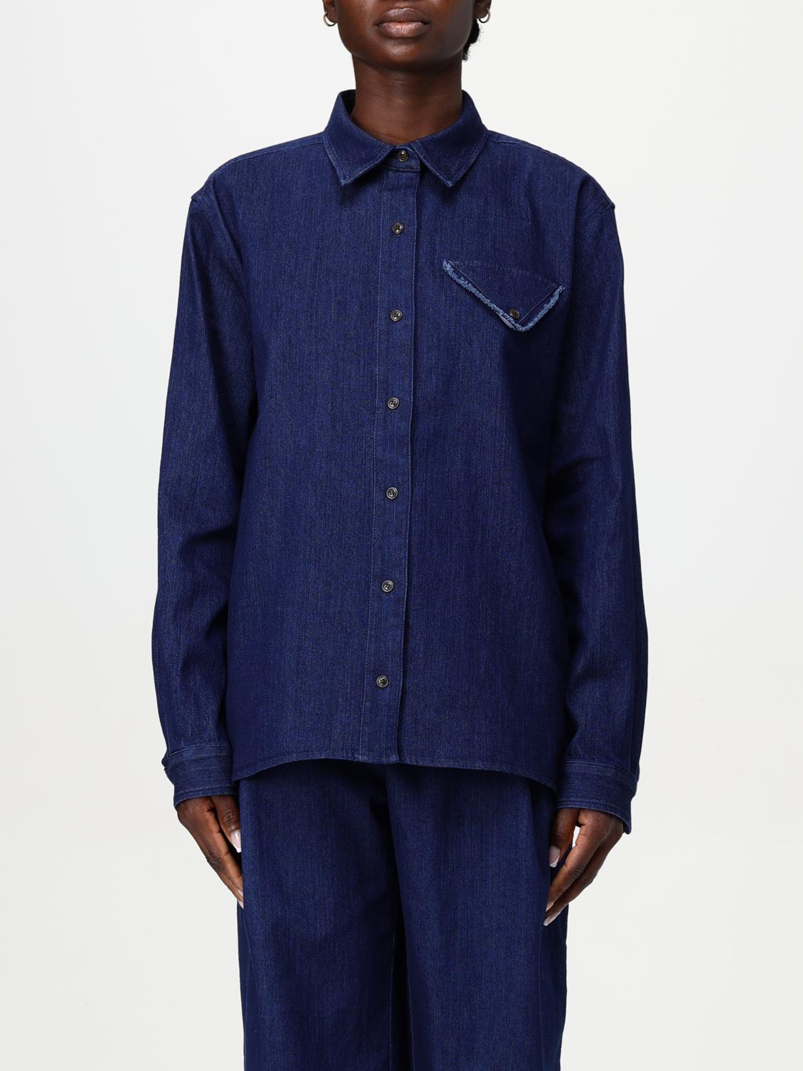 The Garment Merci Shirt In Blue