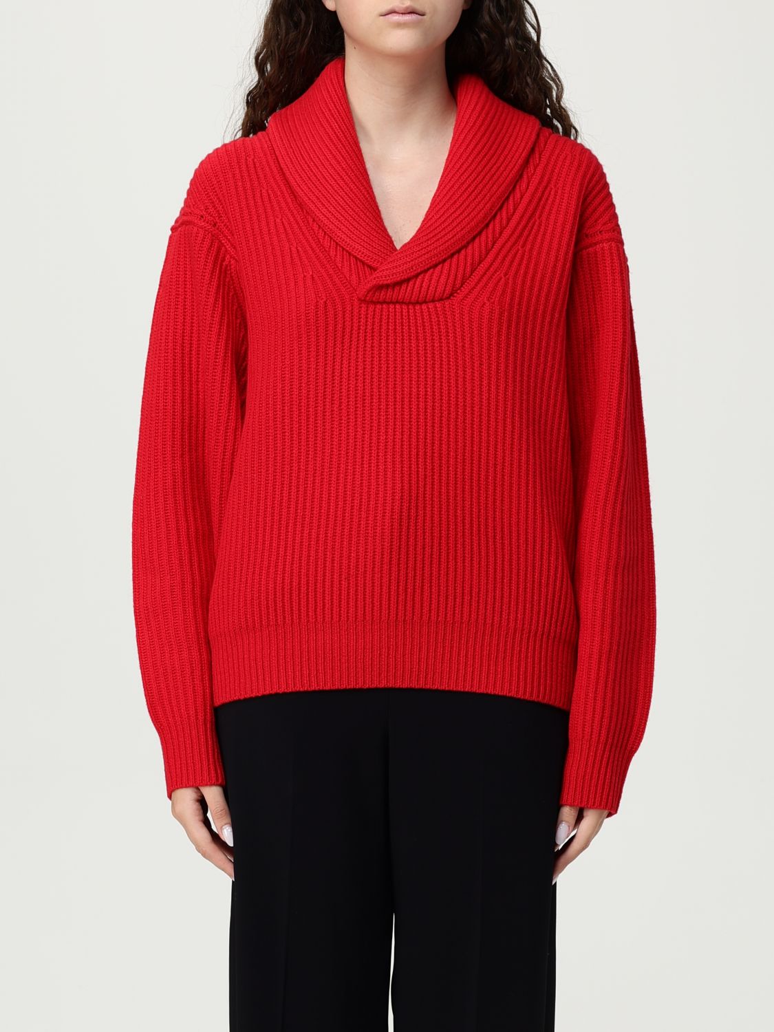 The Garment Como Ribbed Wool Sweater In Red
