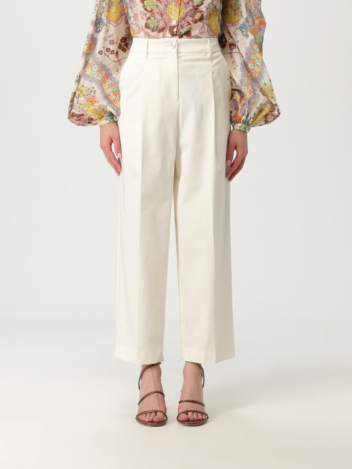 Etro Pants Woman Color White