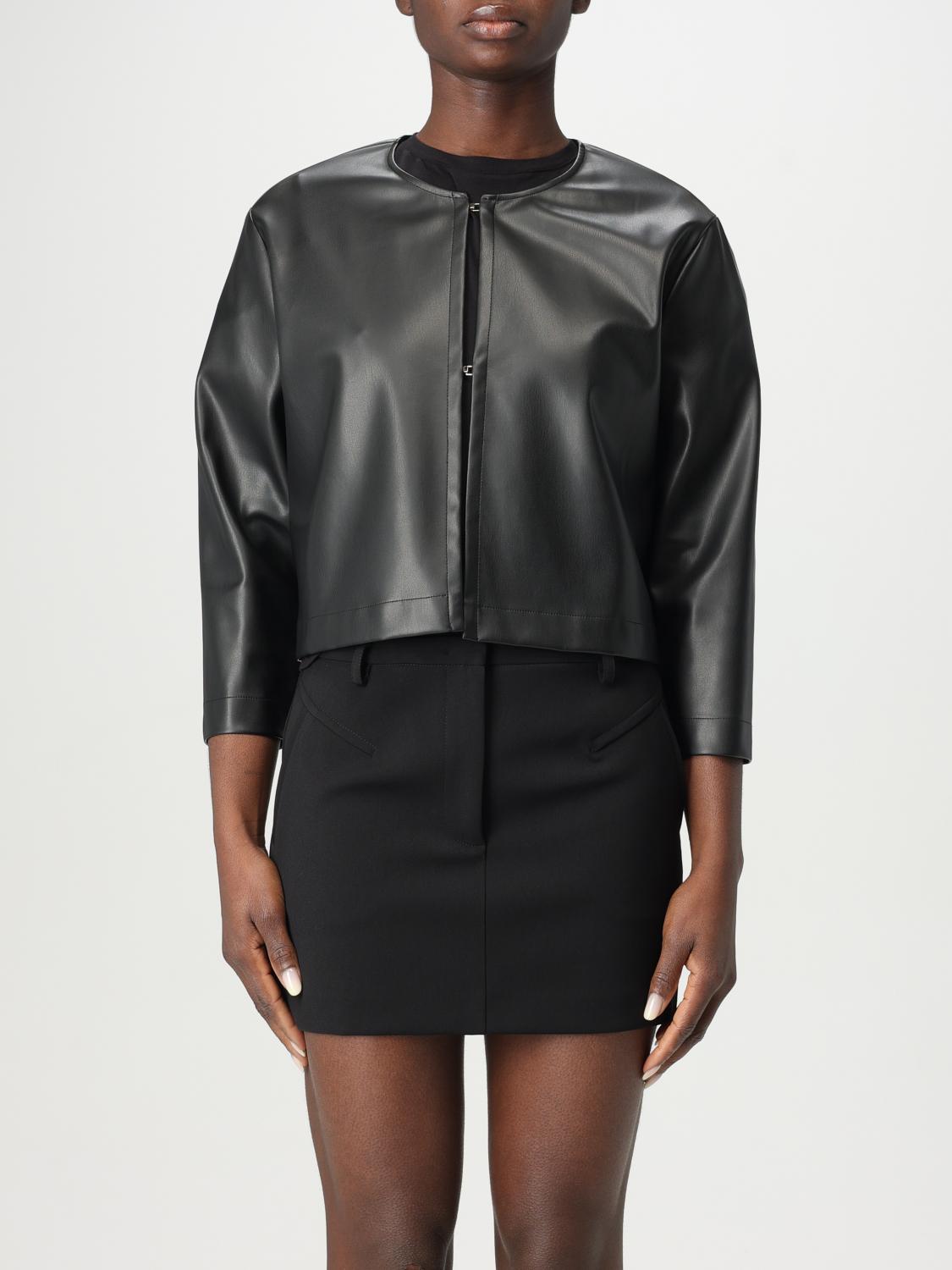 Liu •jo Jacket Liu Jo Woman Color Black In Black