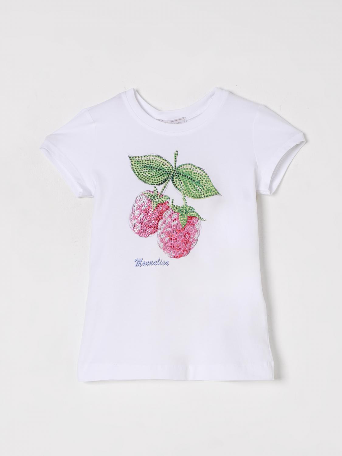 Monnalisa T-shirt  Kids Color White In White