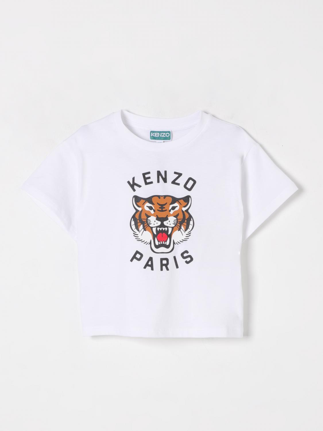 Kenzo T-shirt Kids Kids Color White In White