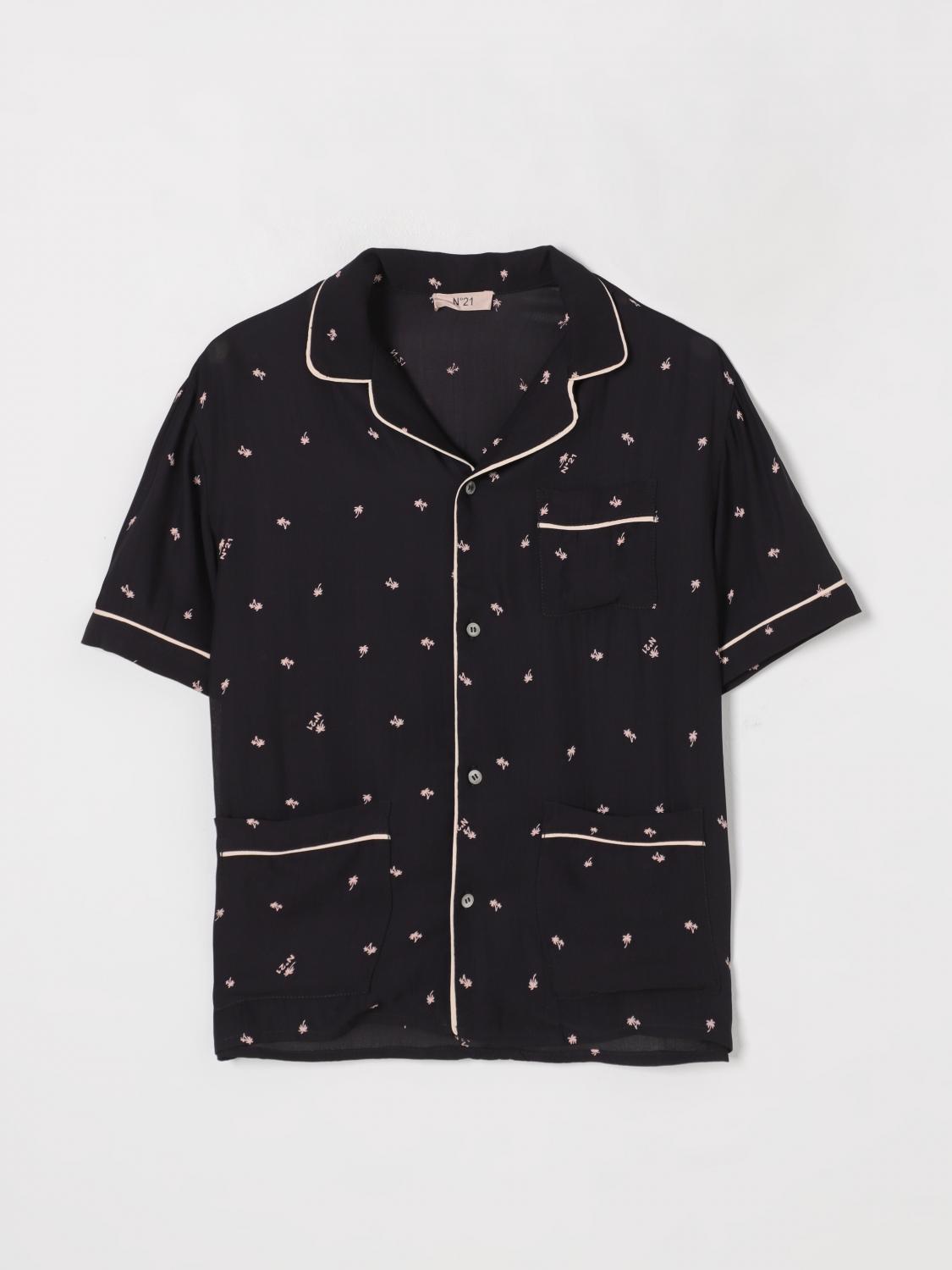 N°21 Shirt N° 21 Kids Color Black In Black