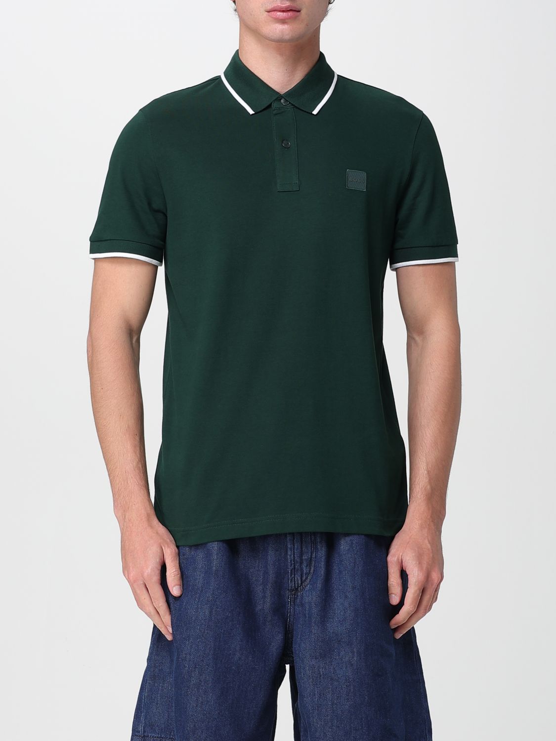 Shop Hugo Boss Polo Shirt Boss Men Color Green