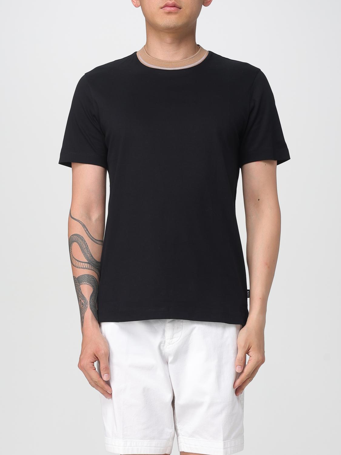 Hugo Boss T-shirt Boss Men Color Black In Black