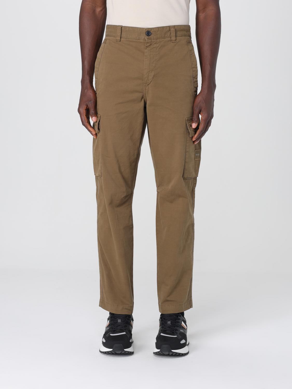 Hugo Boss Pantalone Cargo Boss In Cotone Stretch